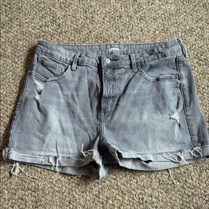Old Navy Gray Jean Shorts
